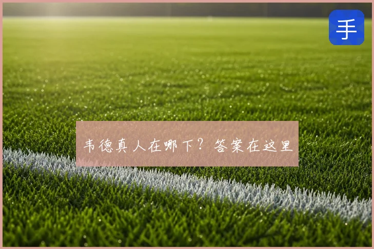 韦德真人在哪下？答案在这里